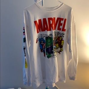 Large Marvel Avengers Long Sleeve Shirt